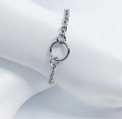 O-Ring Day Collar Bracelet, 24/7 Waterproof Stainless, Locking Option