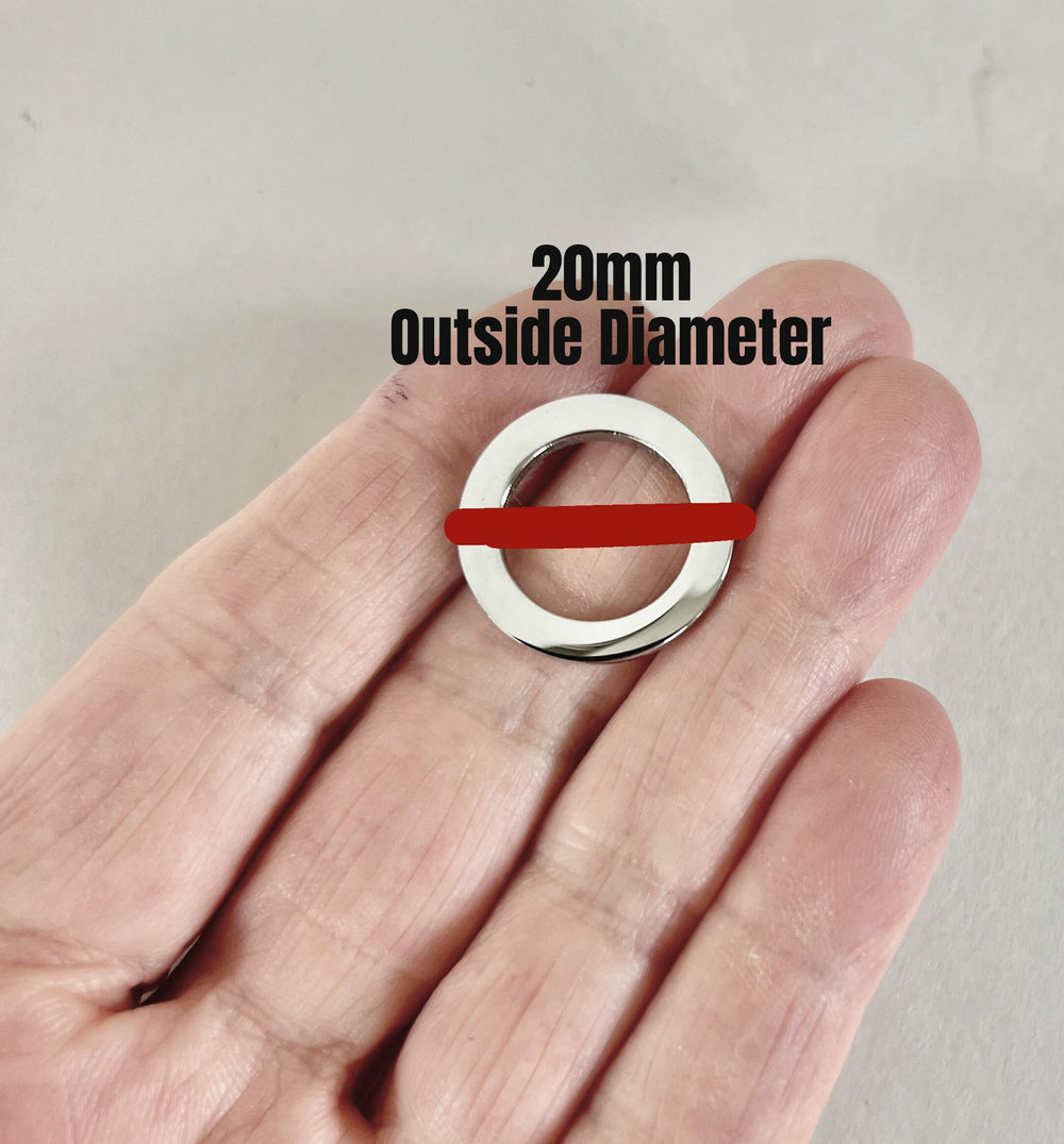 Permanent Lock Option Sub Day Collar, O-Ring Necklace, 24/7 Wear, Stainless Steel Curb Chain