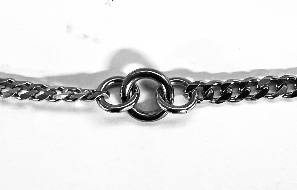 Discreet Day Collar, O-Ring, 24-7, Stainless Steel Chain, Permanent Lock option