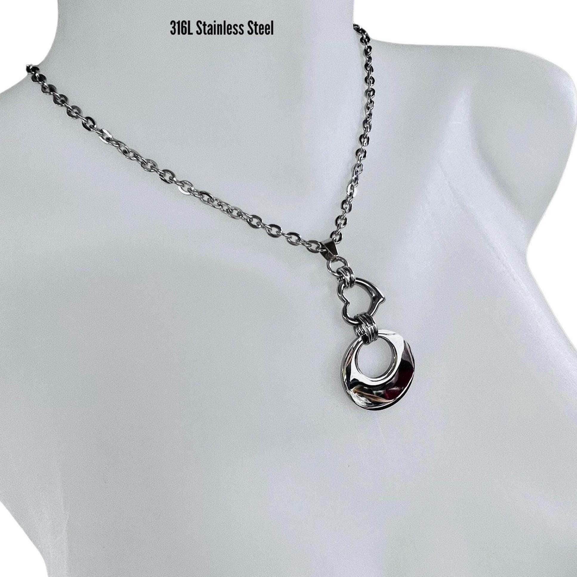 24-7 Sub Day Collar, Permanent Lock Option, All Stainless Steel