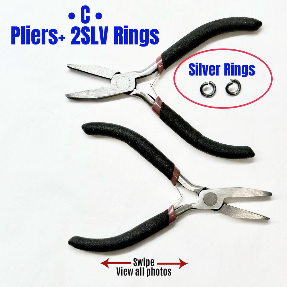 2 Locking Rings™ & 2 Pairs Jewelry Pliers for 24/7 Waterproof Jewelry - BlackMarketChicago