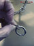 Grunge Edgy Statement Necklace, Bars, Rings, Chunky Stainless Steel