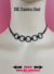 5-Ring Day Collar, BLACK Stainless Steel, 24/7 Waterproof, Lock option