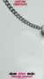Sub Day Collar Engraved Stainless Steel Chain and small NICKEL Heart Padlock Necklace