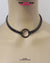Day Collar, BLACK Seamless Ring & Chain, Discreet Stainless Steel, Waterproof 24/7