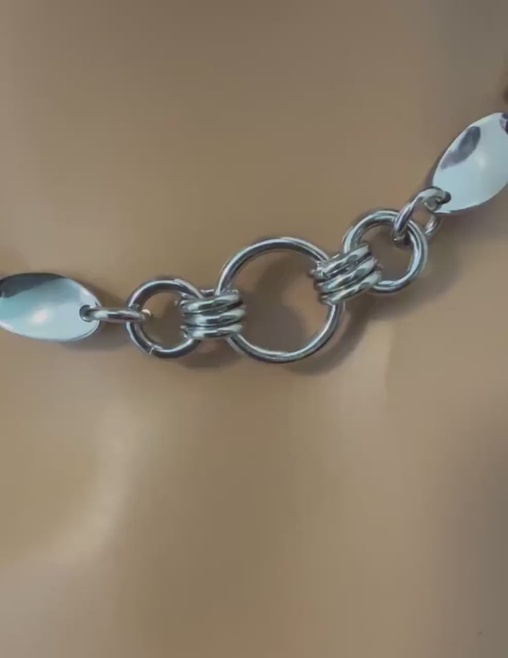 24/7 Day Collar, Multi Rings, Discreet, Stainless Steel, Lockable, Waterproof