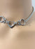 Goth Day Collar, Stainless Steel, Heart Ring, 24/7 Locking Option