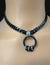 Chunky Chain Day Collar, Black & Silver Stainless Steel, O-Ring 24-7, Waterproof Lockable