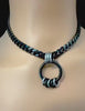 Chunky Chain Day Collar, Black & Silver Stainless Steel, O-Ring 24-7, Waterproof Lockable