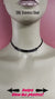 Sub Day Collar, BLACK Stainless Steel Chain, 24-7 Wear Necklace, Waterproof Lock option