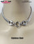 Discreet O-Ring Day Collar, 24-7,  All Stainless Steel
