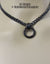 O-Ring Day Collar, Black Stainless Steel, Minimalist Discreet, 24-7 Wear