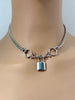 Goth Day Collar, Faux Padlock, Stainless Steel, 24/7, Locking  Option