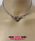Sub Day Collar, 24/7 Wear Waterproof Lockable, Heart Ring, All Stainless Steel