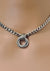 Sub Day Collar, 24/7 Stainless Steel, Lovers Knot, Waterproof, Locking Option