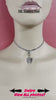 Sub Day Collar, 24/7 Locking, Angel Wings, Stainless Steel