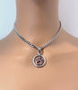 Kitten Paw O-Ring Day Collar, 24/7, Stainless Steel, Waterproof, Lockable, SILVER SS