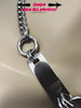 Chunky Chain Ring & Bars  Necklace, Industrial Edgy, Stainless Steel, Alt Punk